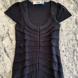 Anthropologie Sparrow black Cotton cardigan Small